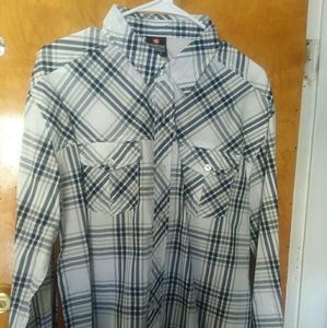 Mens South Pole Button Up Shirt
